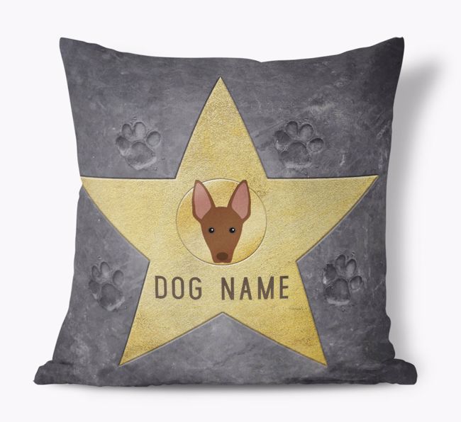 Star of Fame: Personalized {breedFullName} Soft Touch Pillow